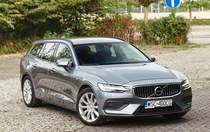 Volvo V60 cena 84700 przebieg: 114000, rok produkcji 2019 z Sierpc małe 232